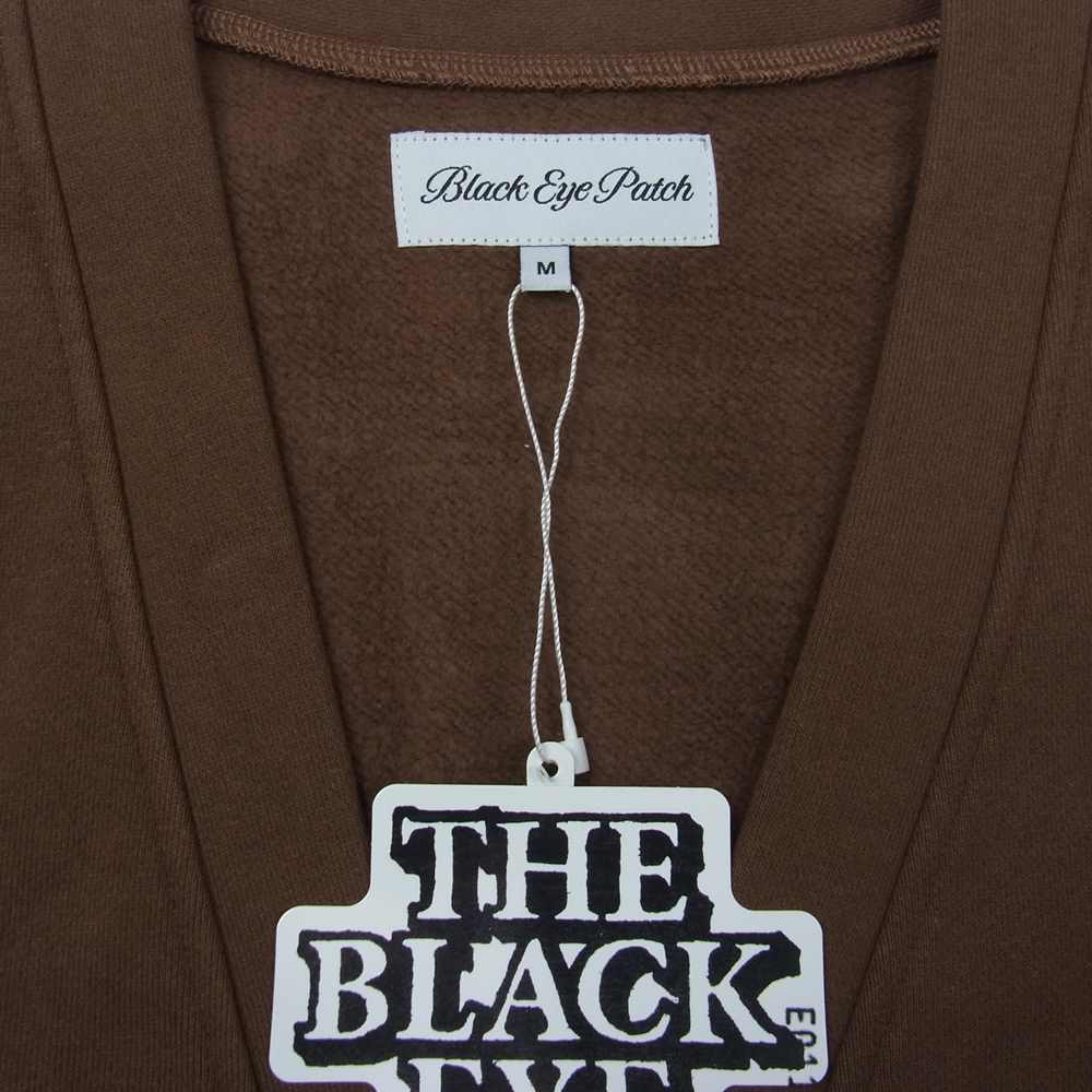 ブラックアイパッチ 22SS BEPSS22TP08 ロゴワッペンカーディガン ブラウン系 M【新古品】【未使用】【中古】