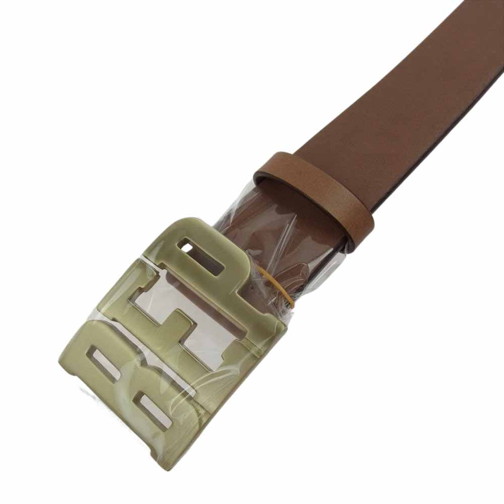 ブラックアイパッチ BEPFW21AC22 BEP ロゴ ベルト BEIGE ブラウン系 ベージュ系 S-M【新古品】【未使用】【中古】
