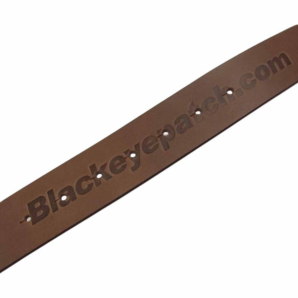 ブラックアイパッチ BEPFW21AC22 BEP ロゴ ベルト BEIGE ブラウン系 ベージュ系 S-M【新古品】【未使用】【中古】