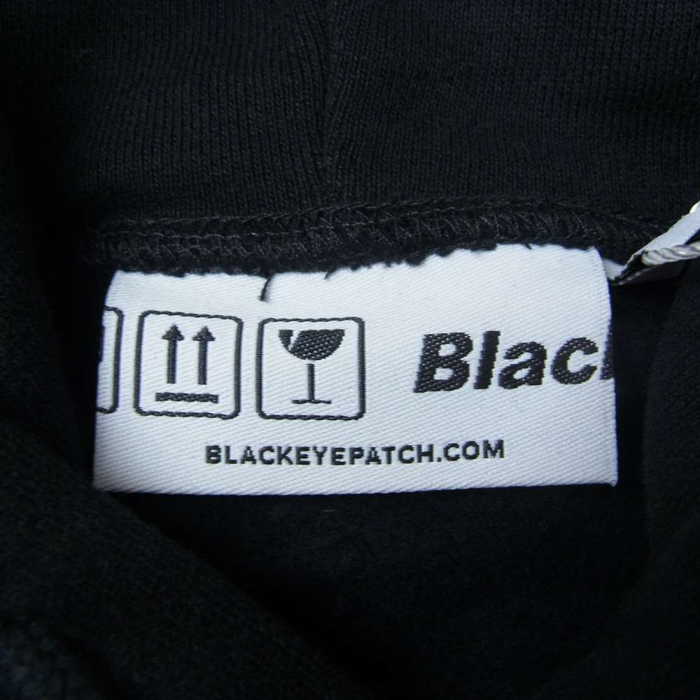 ブラックアイパッチ BEPFW21 TP27 BlackEyePatch OG LABEL HOODIE Black  OG ラベル フーディー スエットパーカー ブラック系 L【新古品】【未使用】【中古】