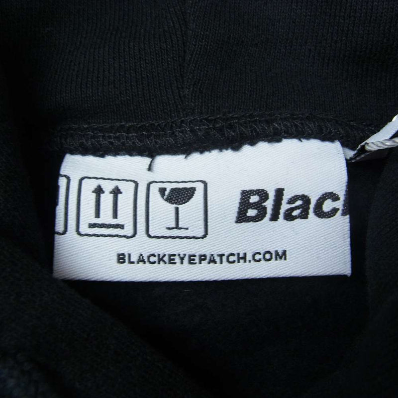 ブラックアイパッチ BEPFW21 TP27 BlackEyePatch OG LABEL HOODIE Black OG ラベル フーディー  スエットパーカー ブラック系 L【新古品】【未使用】【中古】
