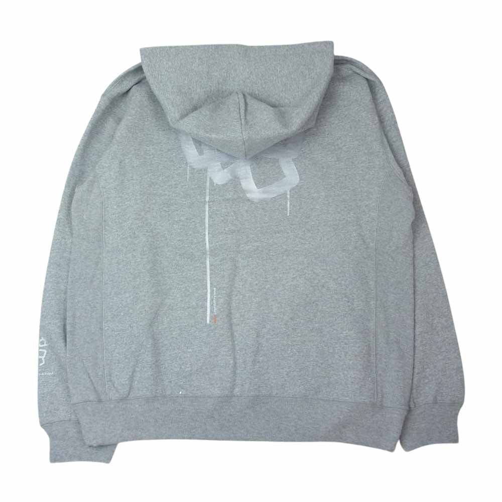 ブラックアイパッチ 21SS BEPSS21TP05 LOGO HOODED PARKA SECT UNO HOODIE セクト ウノ フーディ パーカー グレー系 XL【新古品】【未使用】【中古】