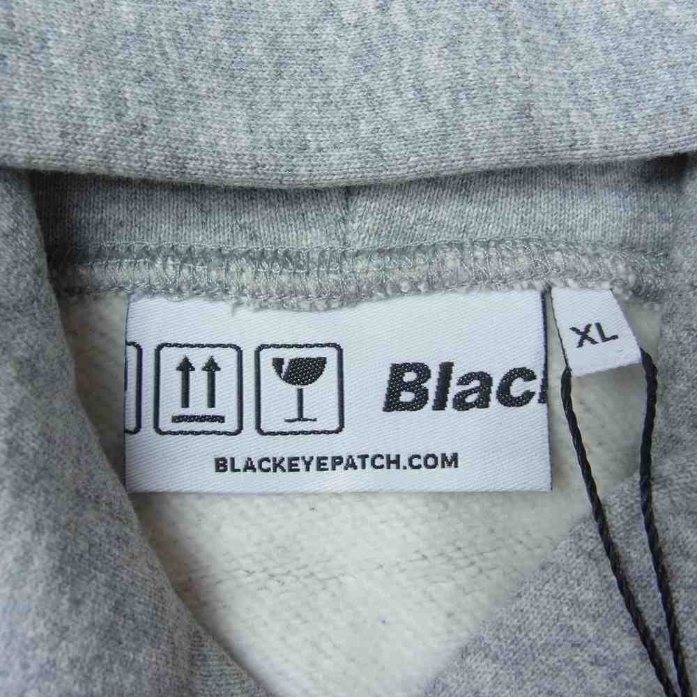 ブラックアイパッチ 21SS BEPSS21TP05 LOGO HOODED PARKA SECT UNO HOODIE セクト ウノ フーディ パーカー グレー系 XL【新古品】【未使用】【中古】