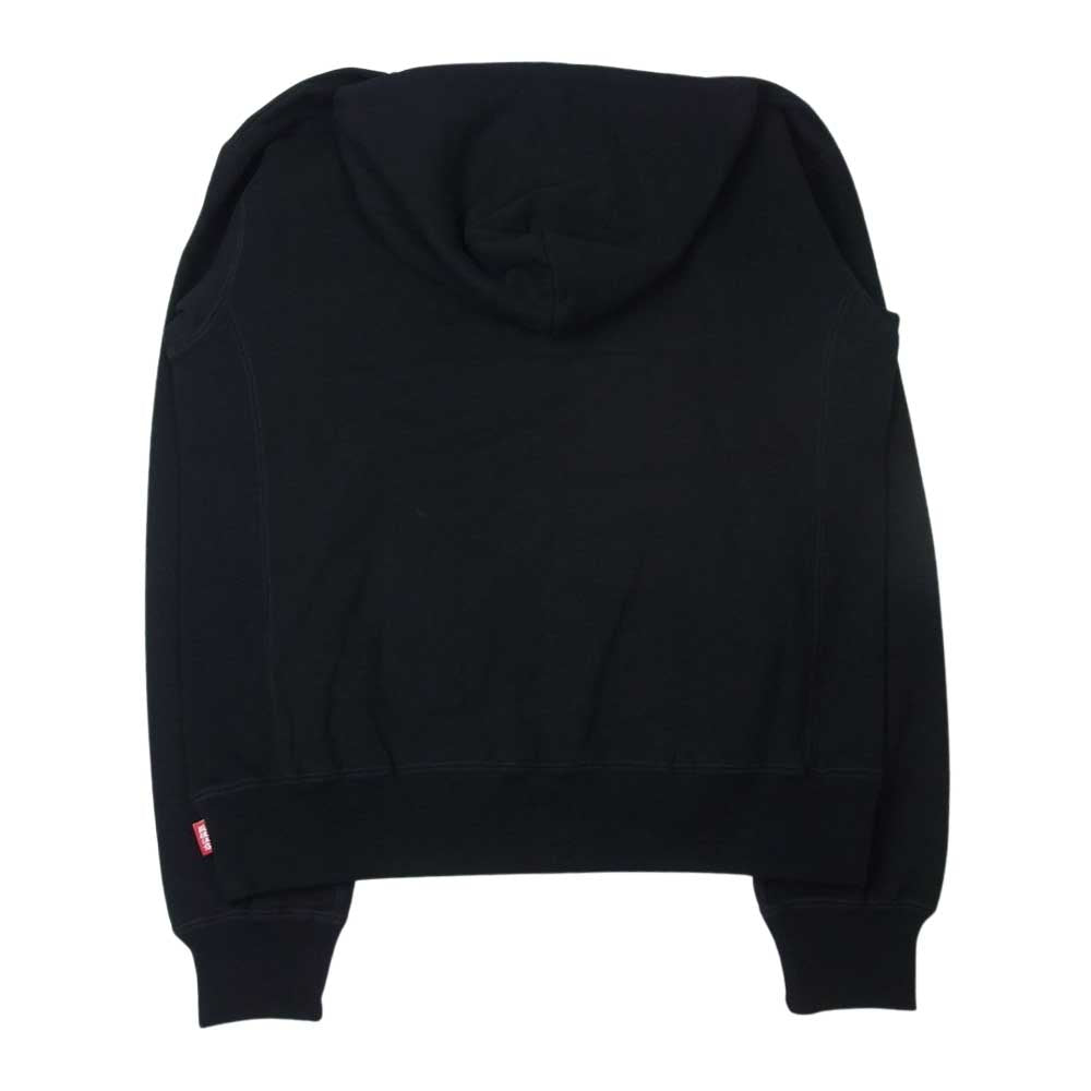 ブラックアイパッチ 22SS BEPSS22TP26 RHINESTONE OG LABEL HOODIE ラインストーン ラベル フーディースエット  ブラック系 S【新古品】【未使用】【中古】