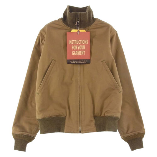 The REAL McCOY'S ザリアルマッコイズ MJ16104 WINTER COMBAT TANKERS JACKET ウィンター コンバット タンカース ジャケット ライトブラウン系 S【中古】