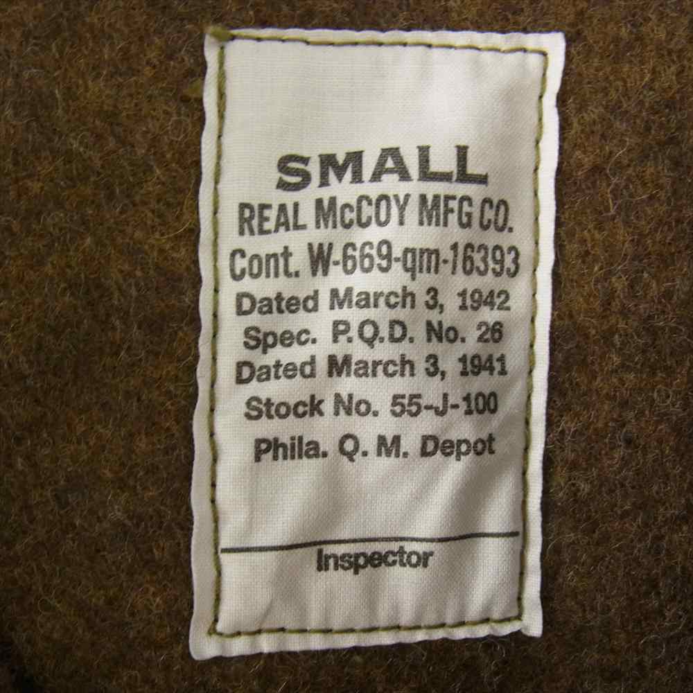 The REAL McCOY'S ザリアルマッコイズ MJ16104 WINTER COMBAT TANKERS JACKET ウィンター コンバット タンカース ジャケット ライトブラウン系 S【中古】