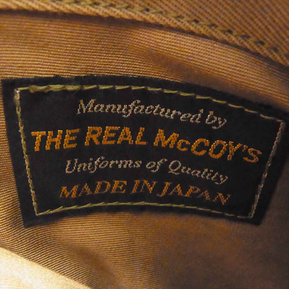 The REAL McCOY'S ザリアルマッコイズ MJ16104 WINTER COMBAT TANKERS JACKET ウィンター コンバット タンカース ジャケット ライトブラウン系 S【中古】