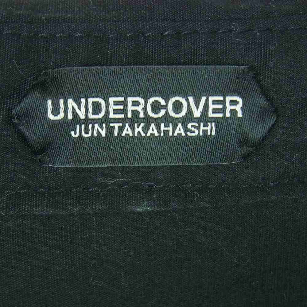 UNDERCOVER アンダーカバー UCS1403-2 ニット 切替 シャツ ブラウス コットン シルク 日本製 ブラック系【中古】