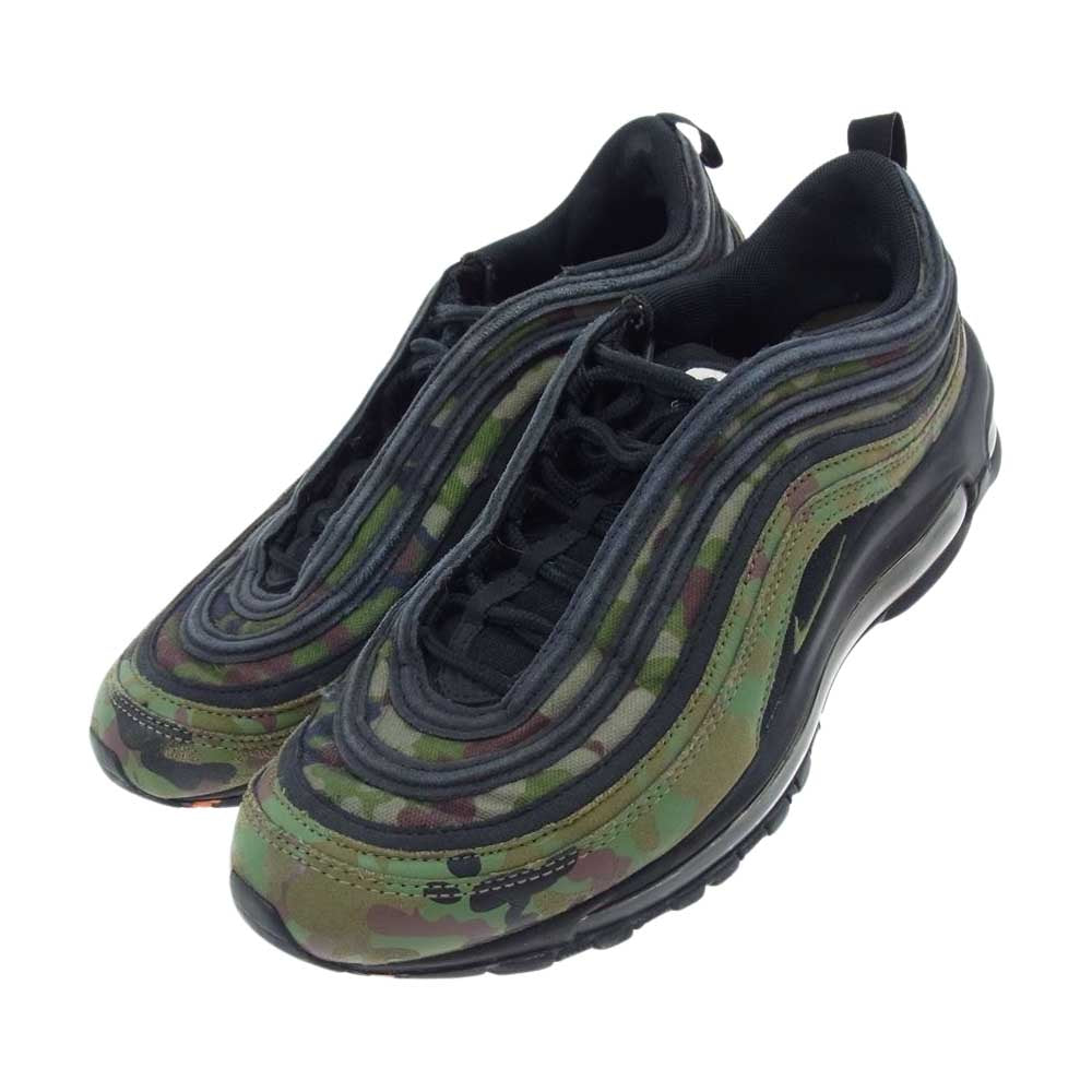 NIKE ナイキ AJ2614-203 AIR MAX 97 PREMIUM QS エア マックス97 プレミアム クイック ストライク ジャパンカモ スニーカー 迷彩系 26.5cm【中古】