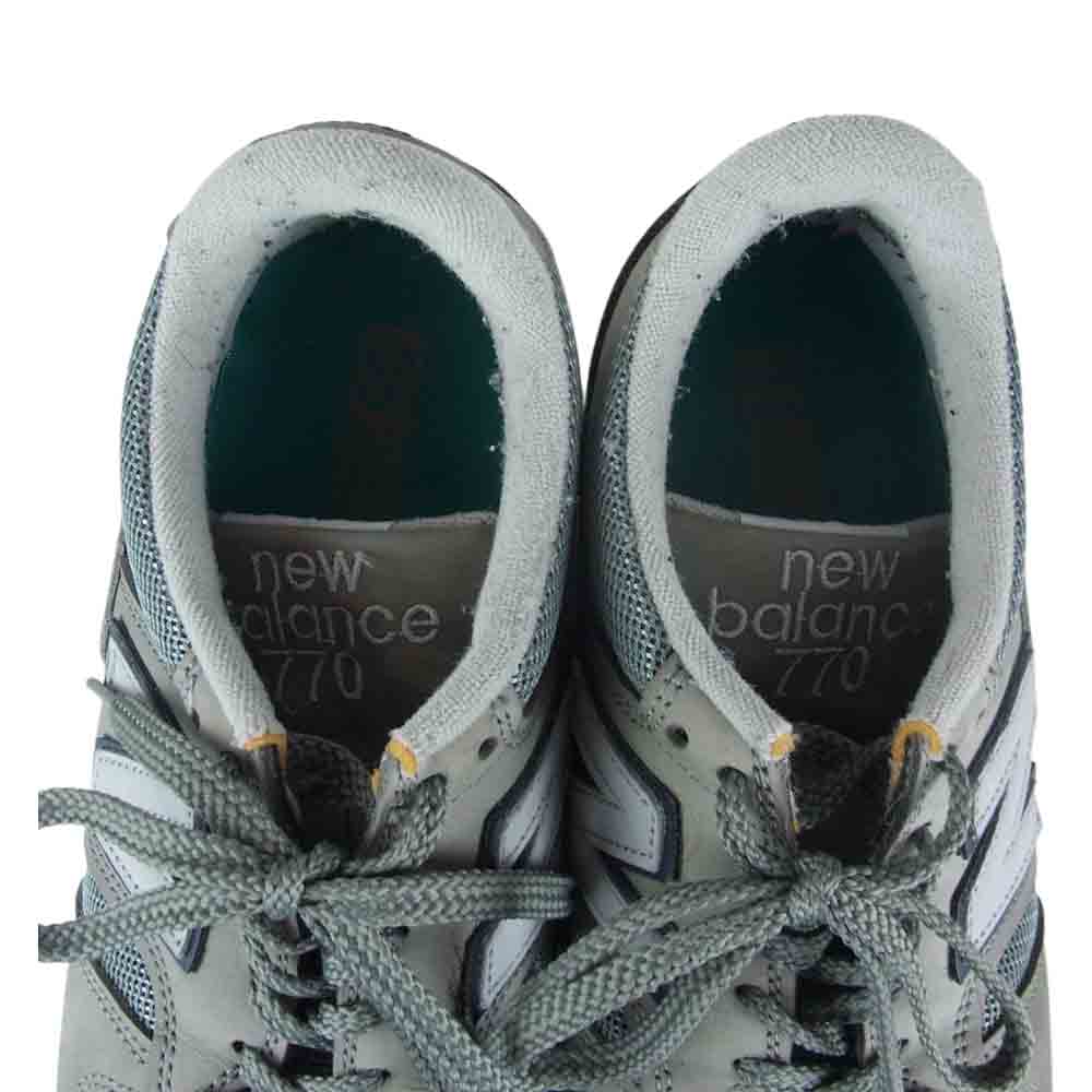 NEW BALANCE ニューバランス M770FA FLIMBY 35TH ANNIVERSARY PACK 35周年記念 イングランド製 英国製 スニーカー グレー系 USA　8.5【中古】