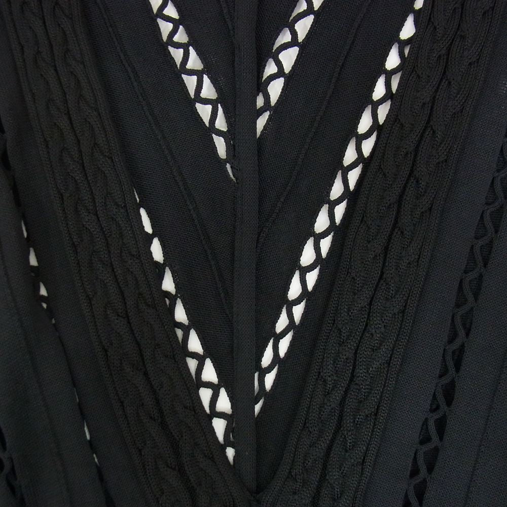 GIVENCHY ジバンシィ 15U2851592 Lace Knit Dress レース ニット ドレス ブラック系 XS【極上美品】【中古】