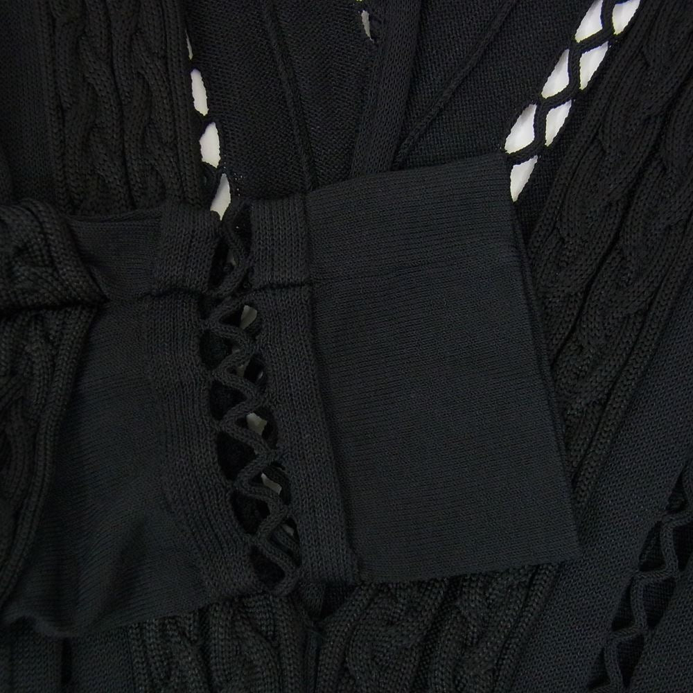 GIVENCHY ジバンシィ 15U2851592 Lace Knit Dress レース ニット ドレス ブラック系 XS【極上美品】【中古】
