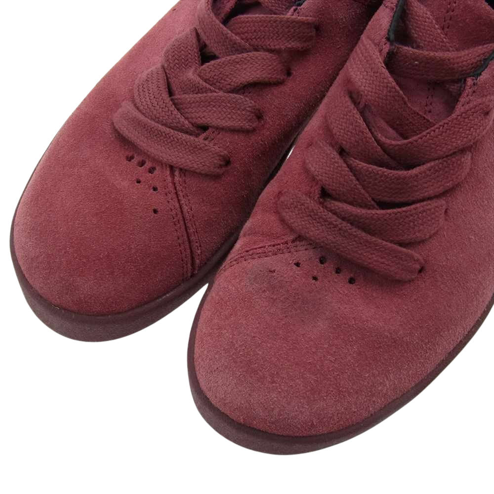 AREth スエード ローカット クラシック スニーカー レッド レッド系 25.5cm【中古】