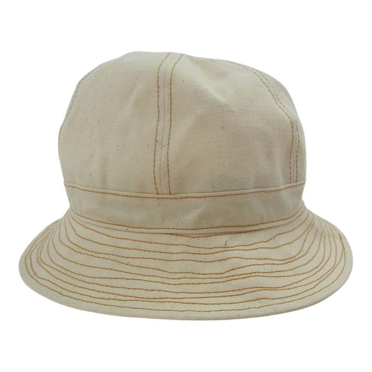 ファイブホイッスル キャンバス バケット ハット ベージュ系 L【中古】