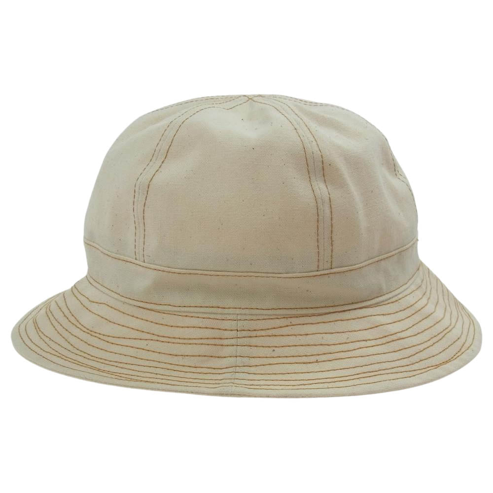 ファイブホイッスル キャンバス バケット ハット ベージュ系 L【中古】