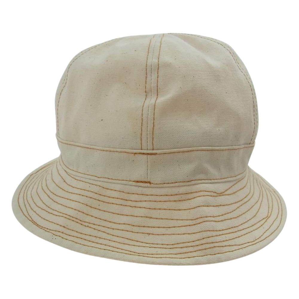 ファイブホイッスル キャンバス バケット ハット ベージュ系 L【中古】