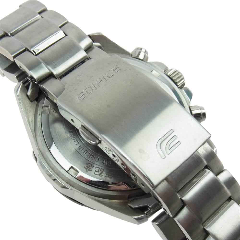 CASIO カシオ EFR-518SBBJ EDIFICE エディフィス 別注 スタンダードモデル ソーラー 腕時計 ウォッチ シルバー系【中古】