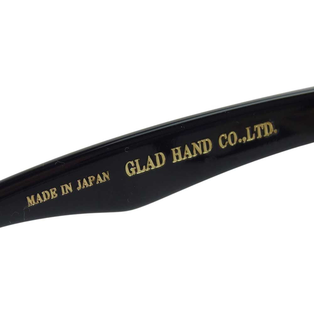GLADHAND & Co. グラッドハンド 丹羽雅彦 ウェリントン メガネ 眼鏡 ブラック系【中古】