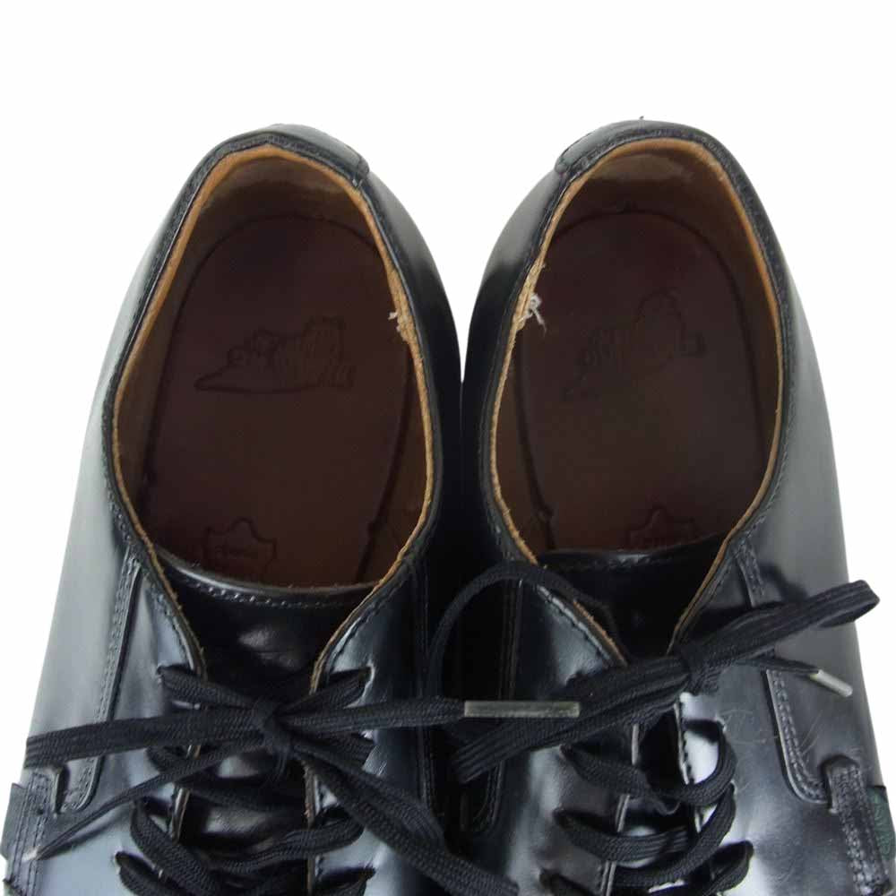 RED WING レッドウィング 101Postman Oxford ポストマン オックスフォード レザー シューズ ブラック系 25cm【中古】