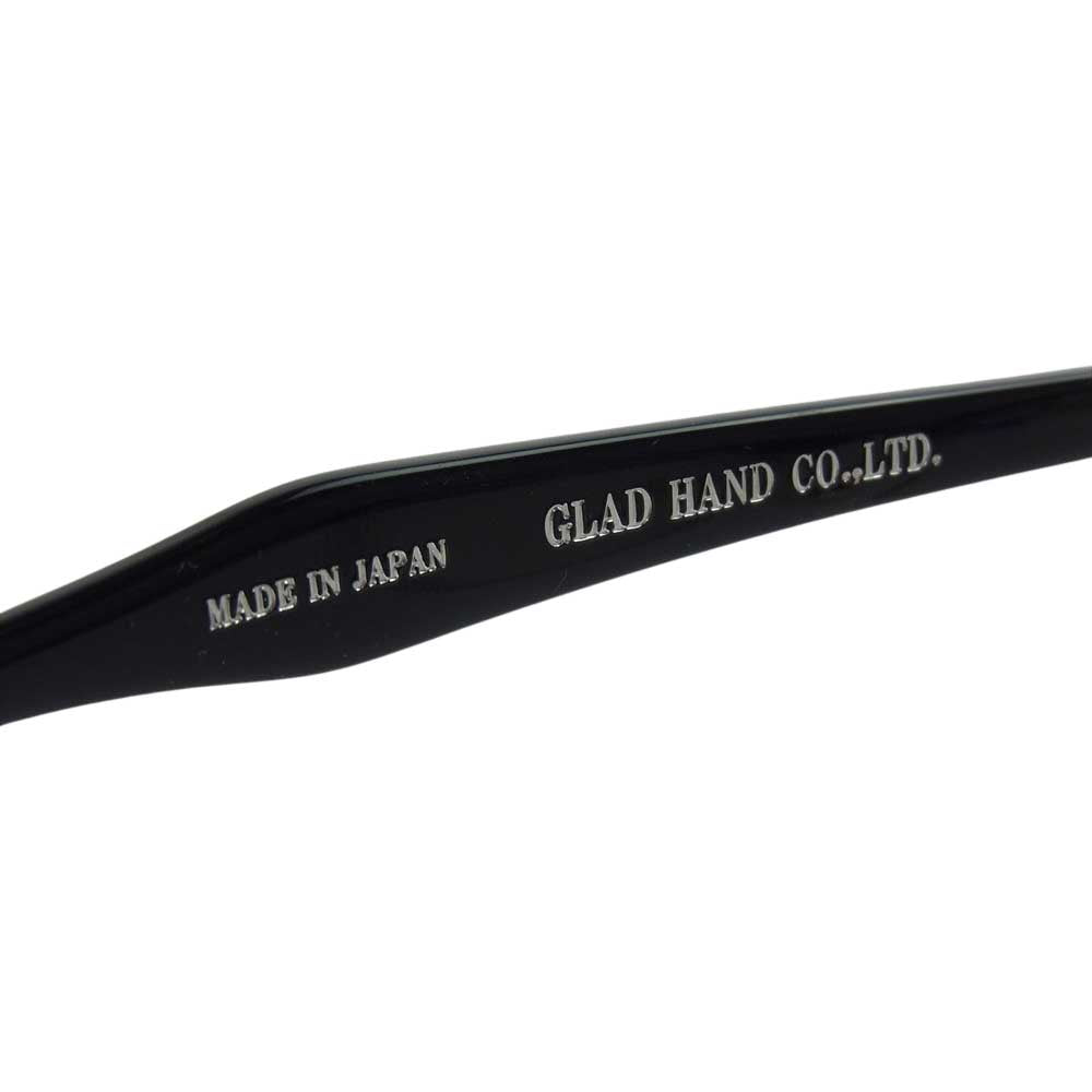 GLADHAND & Co. グラッドハンド 丹羽雅彦 ブロウタイプ サーモント メガネ 眼鏡 ブラック系【中古】