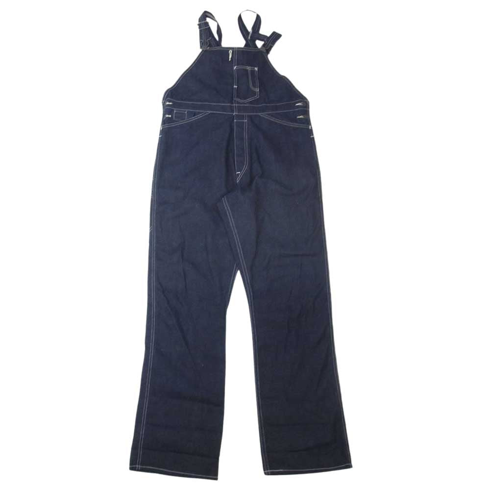 Levi's リーバイス 66000-0010 LVC Bib Overall リジット ビブ デニム オーバーオール ダークネイビー系【中古】