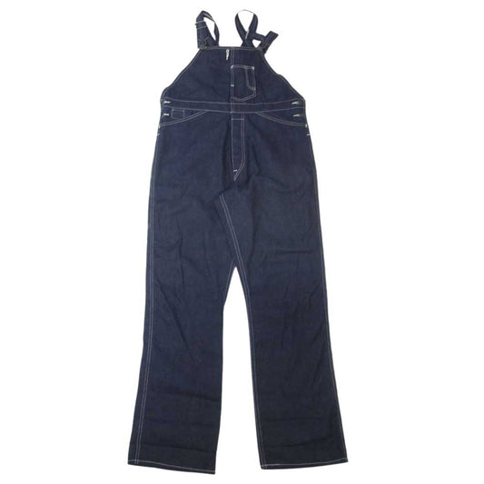 Levi's リーバイス 66000-0010 LVC Bib Overall リジット ビブ デニム オーバーオール ダークネイビー系【中古】