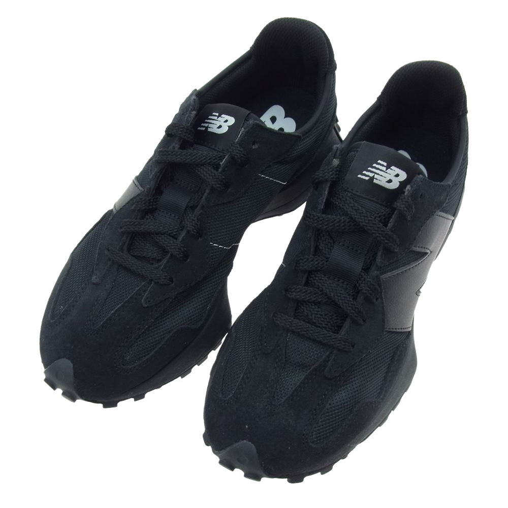NEW BALANCE ニューバランス MS327CTB スエード スニーカー ブラック系 27cm【美品】【中古】