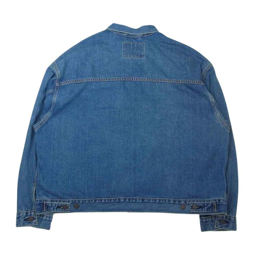 Levi's リーバイス STAY LOOSE TYPE 2nd デニム トラッカージャケット インディゴブルー系 L【中古】
