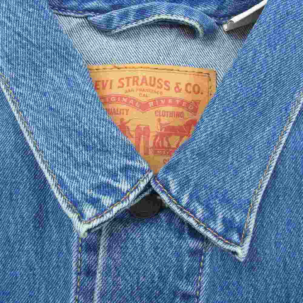Levi's リーバイス STAY LOOSE TYPE 2nd デニム トラッカージャケット インディゴブルー系 L【中古】