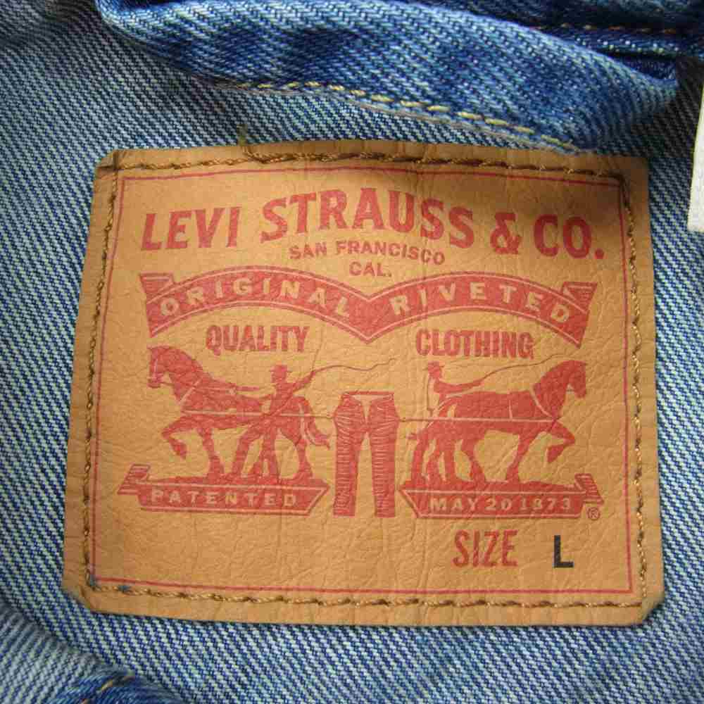 Levi's リーバイス STAY LOOSE TYPE 2nd デニム トラッカージャケット インディゴブルー系 L【中古】