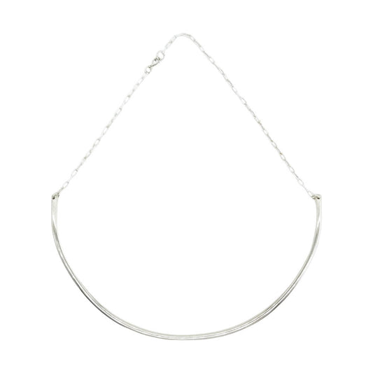 エムビー ハイエンド シルバー チョーカー ネックレス シルバー系【中古】