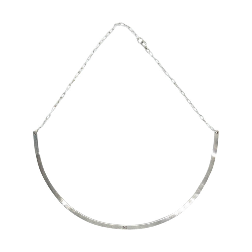 エムビー ハイエンド シルバー チョーカー ネックレス シルバー系【中古】
