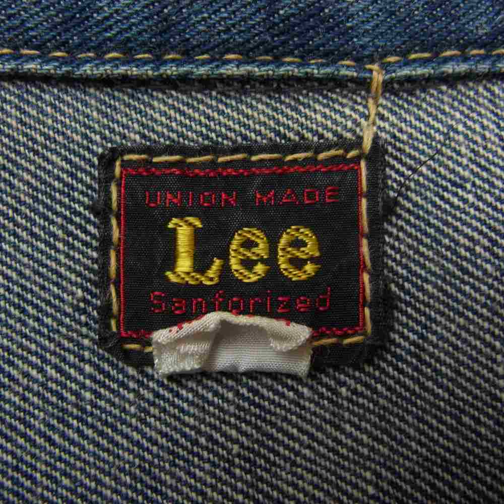 Lee リー Lot 1013 101J 復刻モデル デニム ジャケット インディゴブルー系 42【中古】