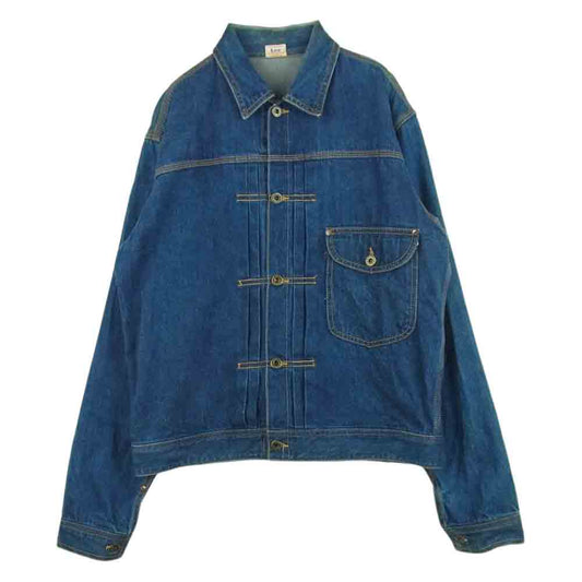 Lee リー 1011 30s 白タグ 1st 復刻 101-J D-TK9228 デニム ジャケット コットン 中国製 インディゴブルー系 42【中古】
