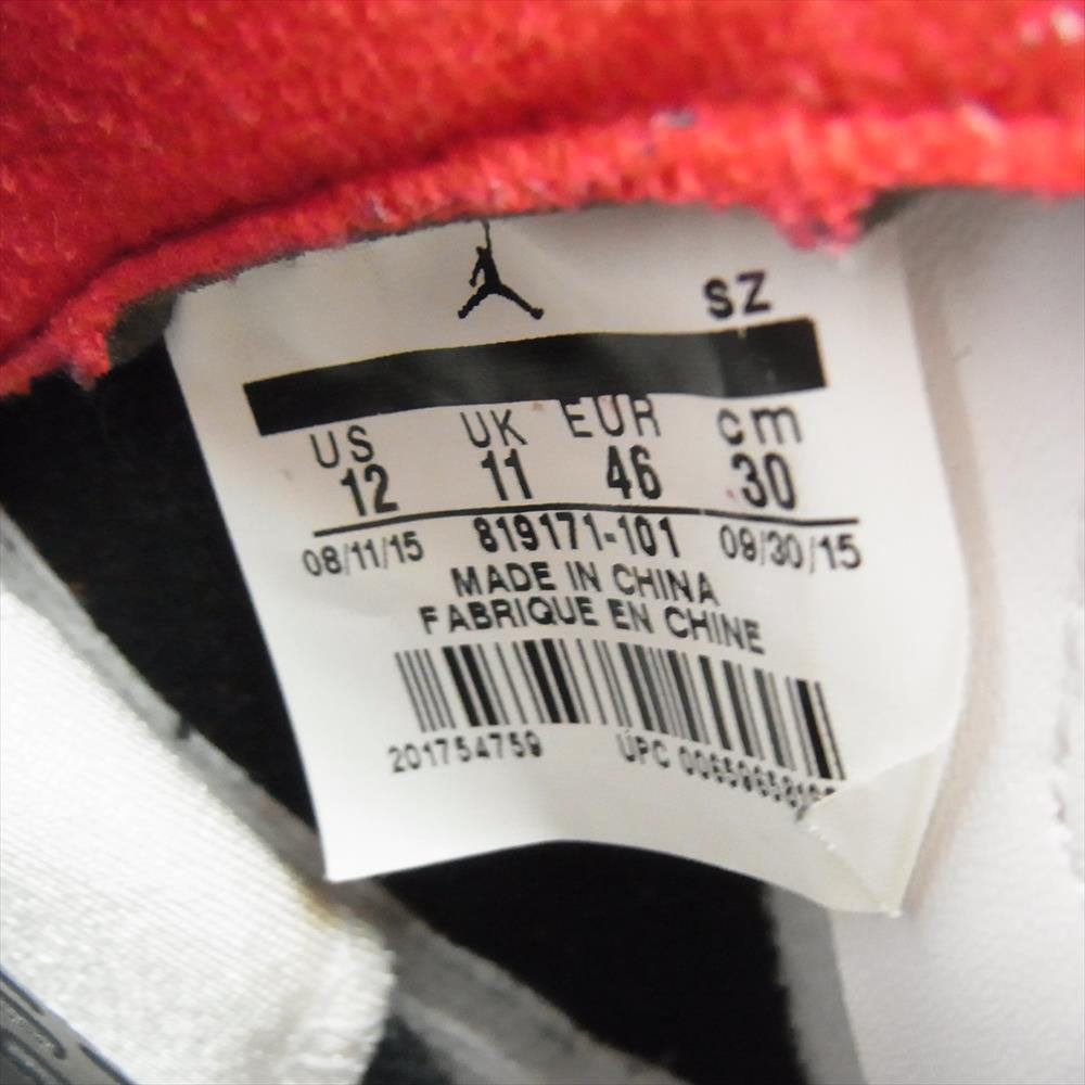 NIKE ナイキ 819171-101 AIR JORDAN 5 RETRO LOW エアジョーダン 5 レトロ ロー ホワイト/ファイヤーレッド スニーカー ホワイト/ファイヤーレッド 30cm【中古】
