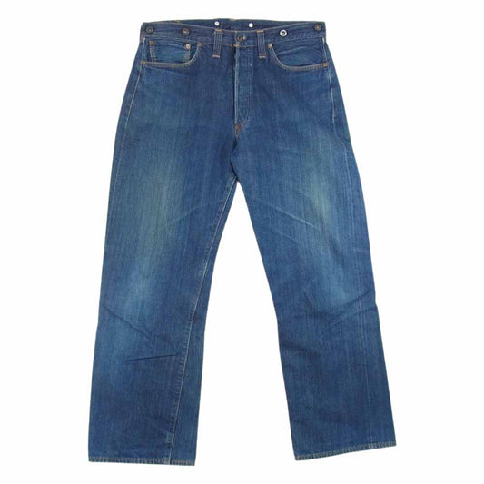 Levi's リーバイス 20201-0020 LVC バレンシア USA製 501XX '20s 復刻 デニム パンツ インディゴブルー系 36【中古】