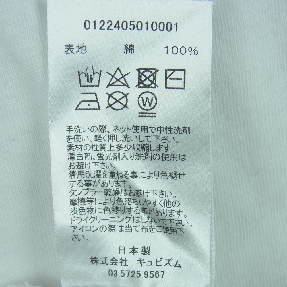 VISVIM ビズビム 22AW 0122405010001 JUMBO TEE S/S 福岡限定 FUKUOKA 半袖 Tシャツ コットン 日本製 ホワイト系 4【中古】