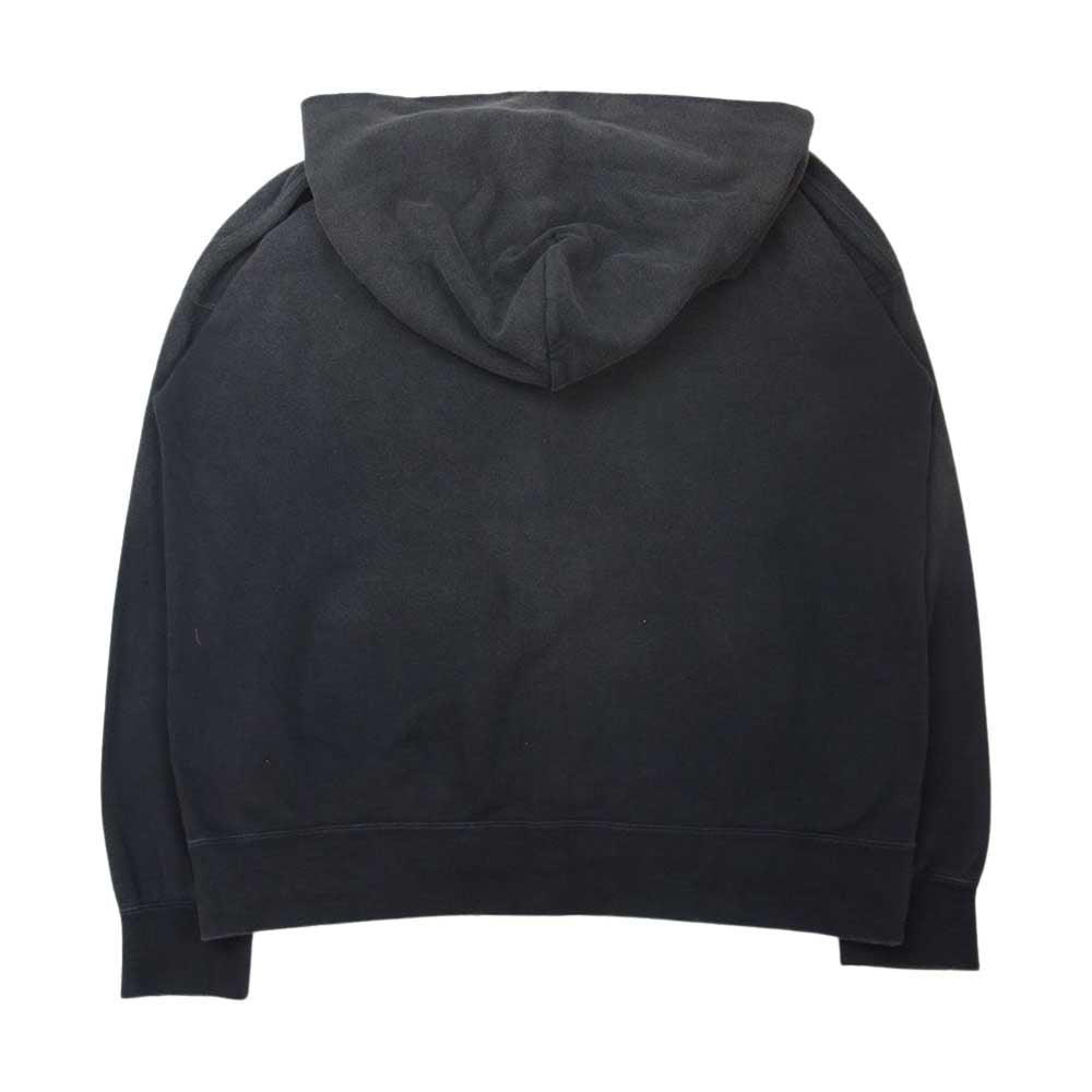 VISVIM ビズビム 21AW 0121205010016 JUMBO HOODIE PO CRASH クラッシュ加工 ジャンボ フーディ パーカー ブラック ブラック系 2【中古】