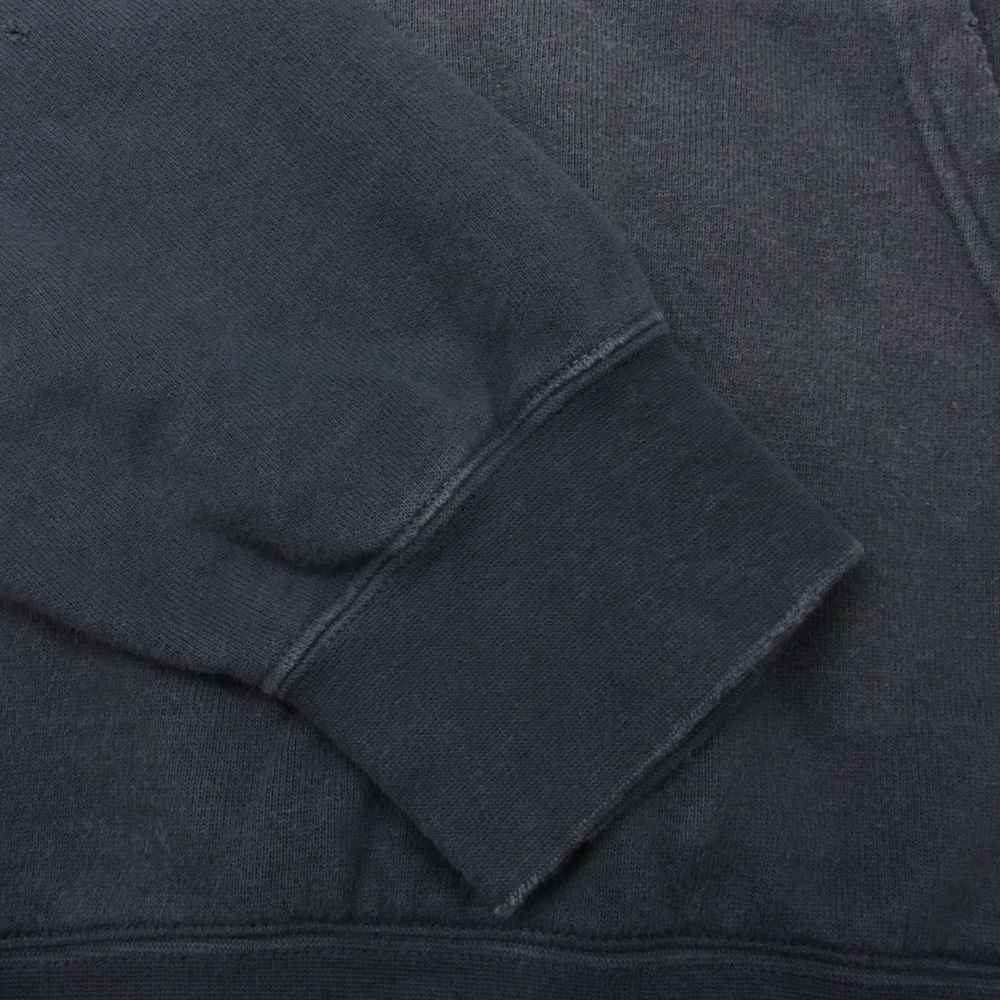 VISVIM ビズビム 21AW 0121205010016 JUMBO HOODIE PO CRASH クラッシュ加工 ジャンボ フーディ パーカー ブラック ブラック系 2【中古】