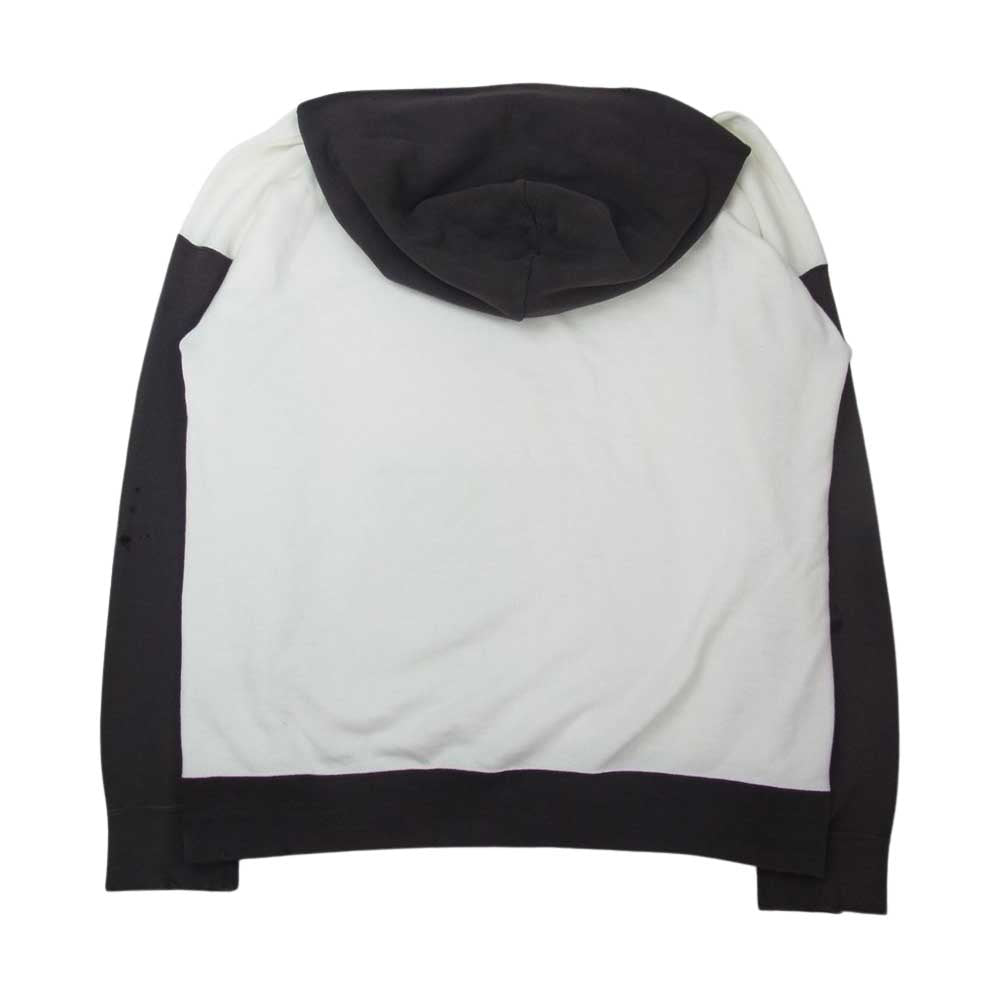 VISVIM ビズビム 20SS 0120105010021 JUMBO HOODIE P.O. CRASH FIL限定 クラッシュ加工 ジャンボ フーディ パーカー ホワイト系 ブラウン系 2【美品】【中古】