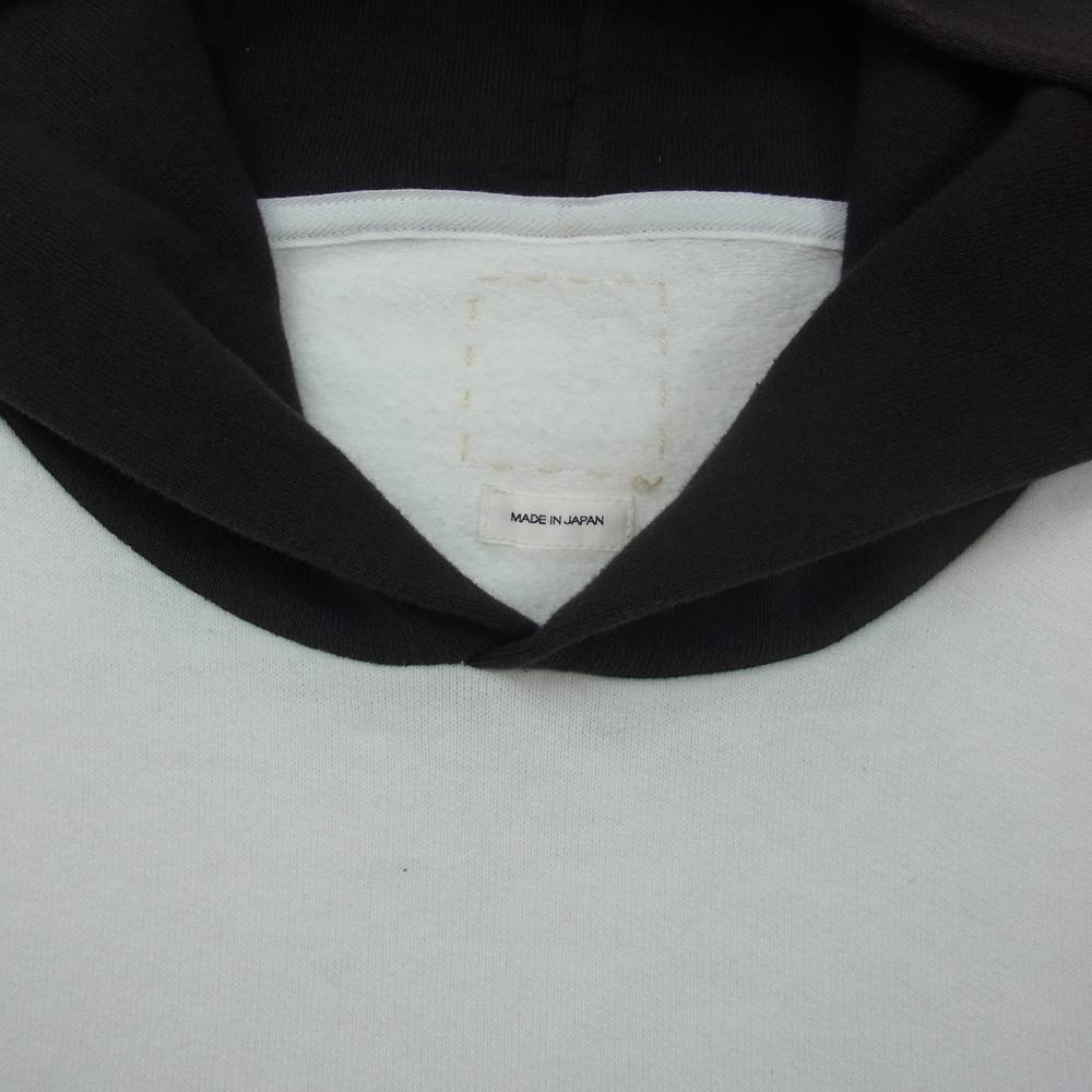 VISVIM ビズビム 20SS 0120105010021 JUMBO HOODIE P.O. CRASH FIL限定 クラッシュ加工 ジャンボ フーディ パーカー ホワイト系 ブラウン系 2【美品】【中古】