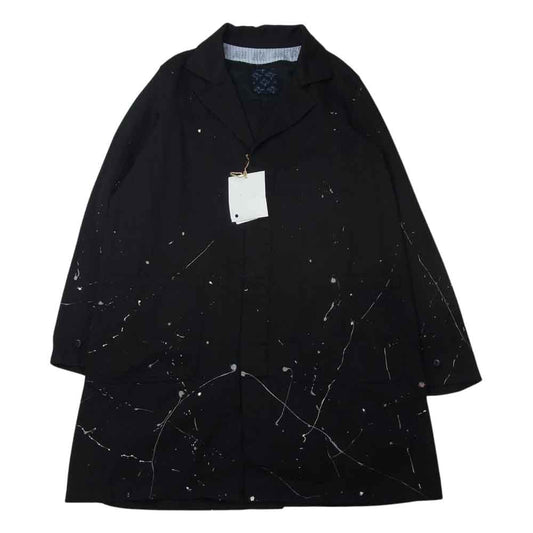 VISVIM ビズビム 0220905013004 I.C.T PEERLESS SERVICE COAT ペンキ加工 ピアレス サービス コート ブラック系 3【美品】【中古】