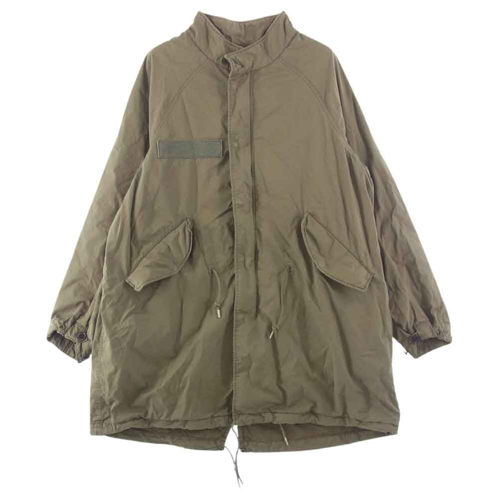 VISVIM ビズビム 18SS 0118405013008 SIX-FIVE FISHTAIL PARKA ユーズド 泥染 加工 フィッシュテール パーカ コート モスグリーン系 2【中古】