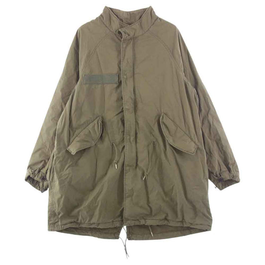 VISVIM ビズビム 18SS 0118405013008 SIX-FIVE FISHTAIL PARKA ユーズド 泥染 加工 フィッシュテール パーカ コート モスグリーン系 2【中古】