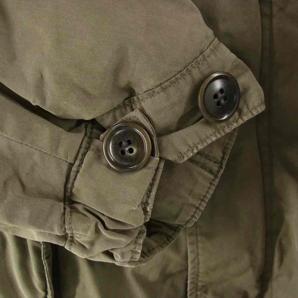 VISVIM ビズビム 18SS 0118405013008 SIX-FIVE FISHTAIL PARKA ユーズド 泥染 加工 フィッシュテール パーカ コート モスグリーン系 2【中古】