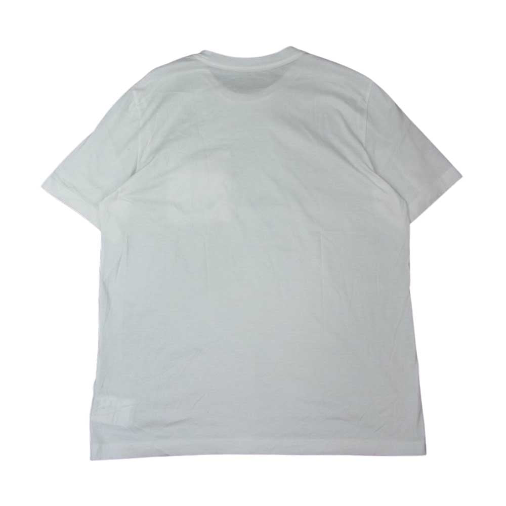 MONCLER モンクレール H19018C00048 8390Y 国内正規品 SS TSHIRT ナイロン 胸ポケット付き 半袖 Tシャツ ホワイト系 M【中古】