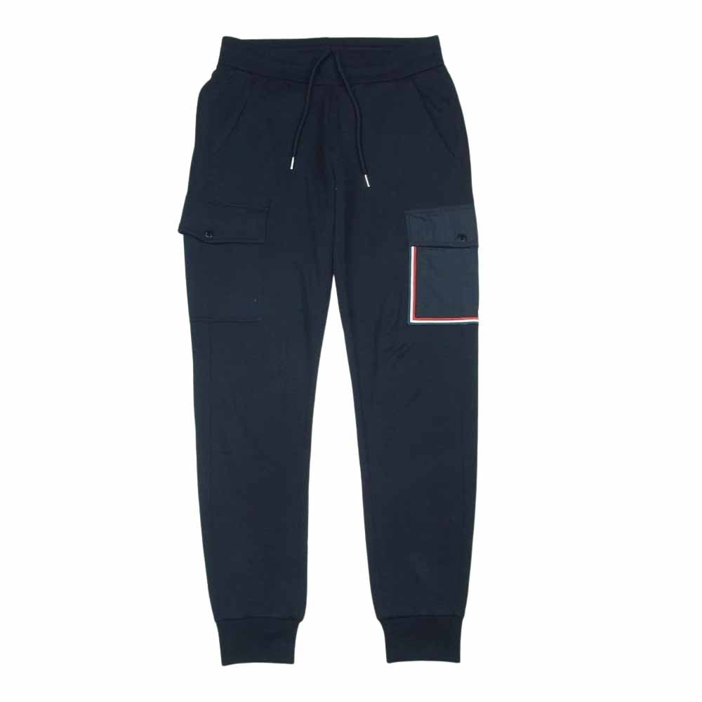 MONCLER モンクレール H10918H00013 809KR 国内正規品 SWEAT BOTTOM ポケット付き スウェット パンツ ダークネイビー系 XS【中古】