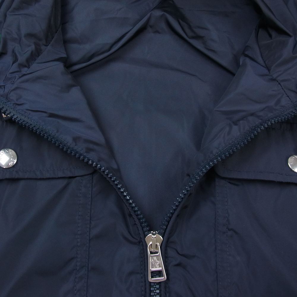 MONCLER モンクレール E10914060805 国内正規品 ATLIN ナイロン ジップ ジャケット ネイビー系 2【中古】