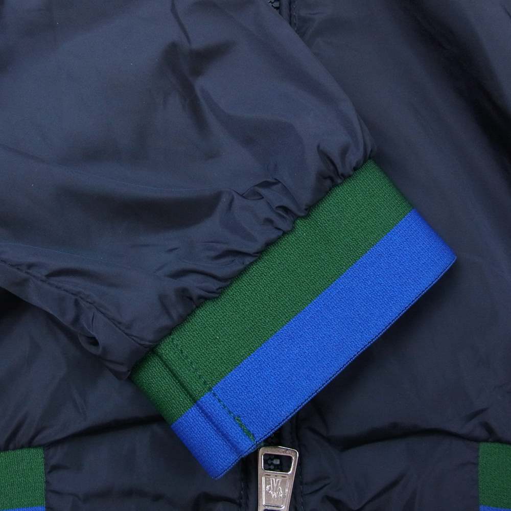 MONCLER モンクレール E10914060805 国内正規品 ATLIN ナイロン ジップ ジャケット ネイビー系 2【中古】