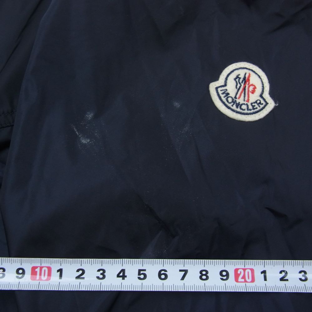 MONCLER モンクレール E10914060805 国内正規品 ATLIN ナイロン ジップ ジャケット ネイビー系 2【中古】